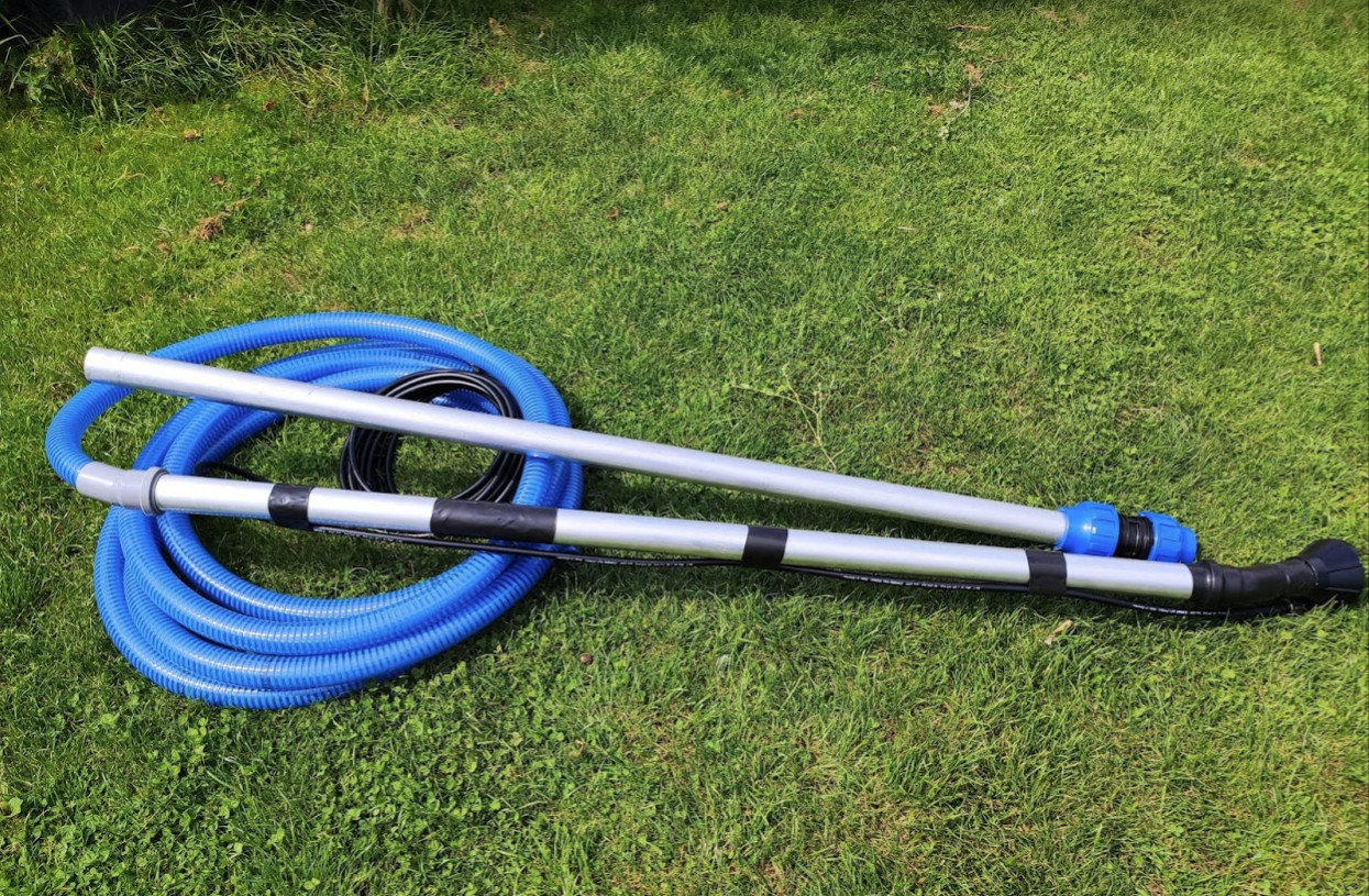 Odsávač jezírkového kalu - flexi h. 3m+10m odp.h, tlak.h. odkalovač