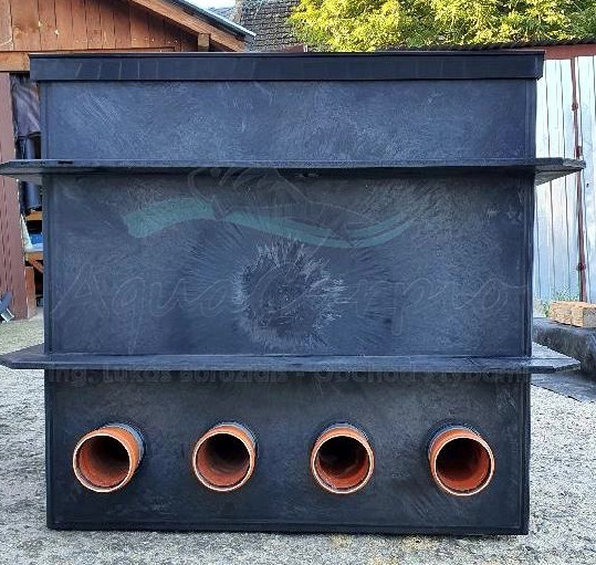 Čerpadlová šachta 100x103x100 cm - 4 vstupy