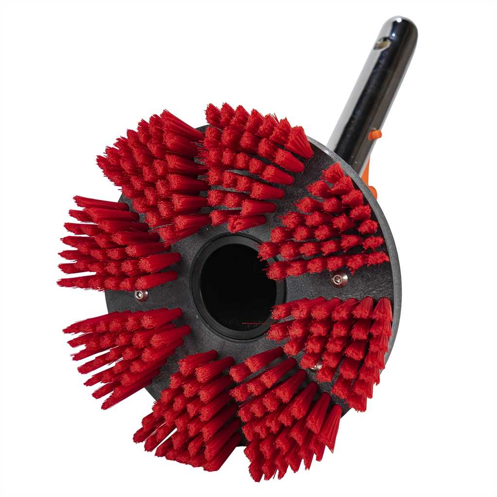Sací kartáč, kulatý, ø 20 cm, sací přípojka ø 38 mm a ø 50 mm pro vysavače FANGO 2000, TORPEDO a TORPEDO ULTRA