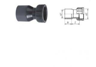 PVC Šroubení 2/3 s hrdlem 63 x 2"
