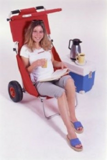 BEACH ROLLY, plážový vozík -křesílko,DURAL