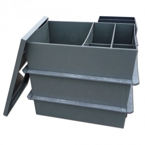 Čerpadlová šachta pro napojení  nasucho  60 x 135 cm (2 vstupy)