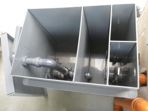 Čerpadlová šachta pro napojení  nasucho  60 x 135 cm (2 vstupy)