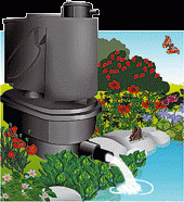 Sera Bio-mechanický aktivní 3-stupňový filtr KOI 12000 Professional Pond vysoceúčinný filtr (včetně UV-C systému 24W a sera siporax 10 l)NOV