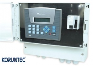 Bubnový filtr s průtokem 30 m3 / hod a biokomorou