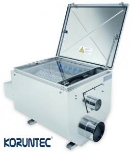 Bubnový filtr s průtokem 40 m3 / hod.