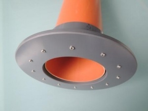 PVC příruba foliová 200 mm