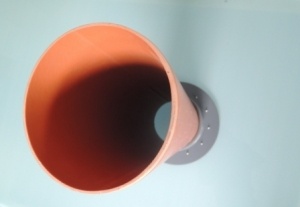 PVC příruba foliová 200 mm