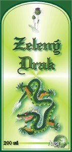 Veselí Draci - elixíry z české Chlorelly, bylin, červeného vína a medu, dle čínské medicíny (zelený, azurový,bílý, červený, zlatý drak) 