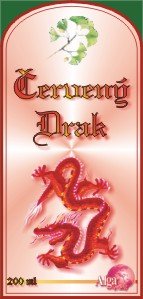 Veselí Draci - elixíry z české Chlorelly, bylin, červeného vína a medu, dle čínské medicíny (zelený, azurový,bílý, červený, zlatý drak) 