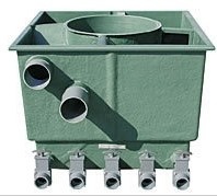 Tripond Center Vortex C-115 pro jezírka 35-100m3 (Vortexová odstředivá filtrace) včetně filtračních náplní